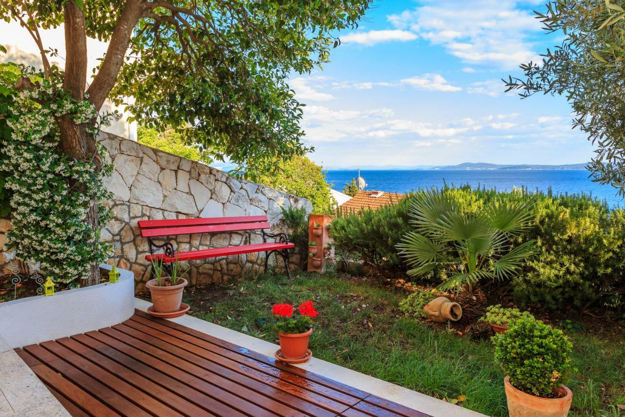 Holiday Home Lola, Sea On A Palm! Heated Pool โตรกีร์ ภายนอก รูปภาพ