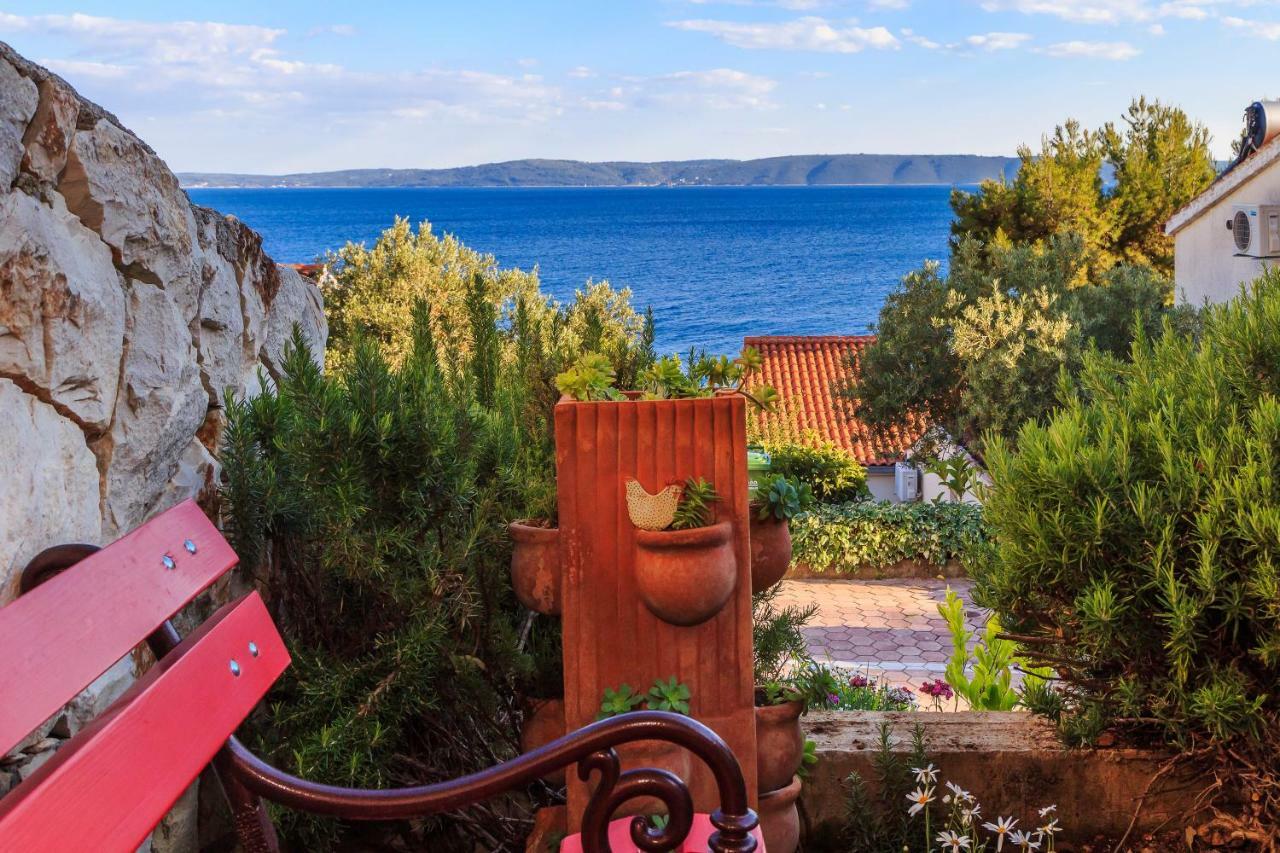 Holiday Home Lola, Sea On A Palm! Heated Pool โตรกีร์ ภายนอก รูปภาพ