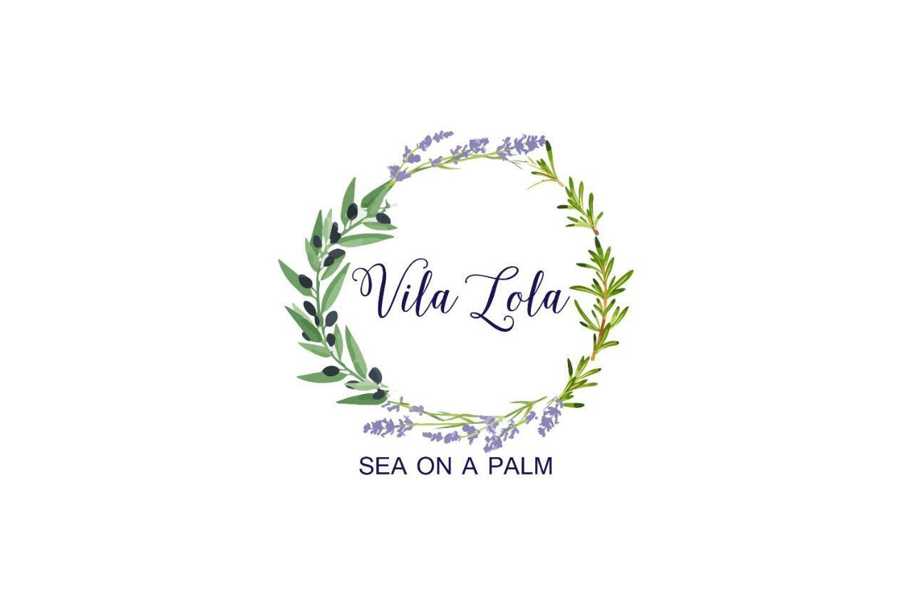 Holiday Home Lola, Sea On A Palm! Heated Pool โตรกีร์ ภายนอก รูปภาพ